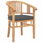 vidaXL Chaises de jardin 2 Pièces Marron 63 x 58 x 89 cm