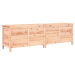 vidaXL Boîte de rangement de jardin 198 5x50x56 5 cm bois massif sapin