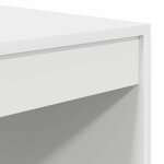 vidaXL Bureau Blanc 90 x 50 x 76 cm Bois d'ingénierie