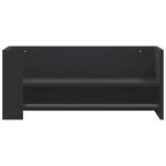 vidaXL Étagère murale noir 70 5x35x30 5 cm bois d'ingénierie