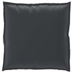 vidaXL Set de coussins de palette 2 Pièces Noir Tissu Oxford