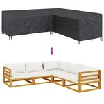 vidaXL Housse pour mobilier d'extérieur 270 x 270 x 80 cm