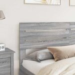 vidaXL Tête de lit Gris Sonoma 180 cm Bois d'ingénierie