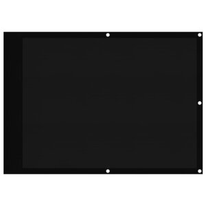 vidaXL Écran de balcon noir 75x800 cm 100 polyester oxford