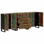 vidaXL Buffets 3 Pièces 60x34x75 cm bois d'acacia massif