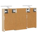 vidaXL Ensemble de Meubles de Salle de Bain 3 Pièces 90 x 10 5 x 50 cm