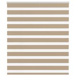 vidaXL Store zèbre marron sable largeur du tissu 115 9 cm polyester