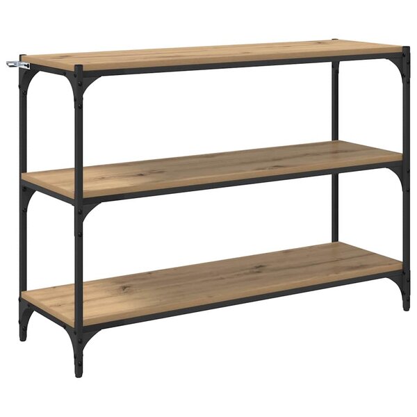 vidaXL Bibliothèque chêne artisanal 100 x 33 x 70 5 cm