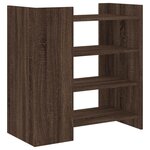 vidaXL Buffet chêne marron 73 5x35x75 cm bois d'ingénierie