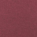 vidaXL Ensemble de canapés 3 Pièces avec coussins Rouge bordeaux Tissu