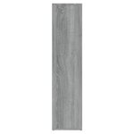 vidaXL Armoire à livres Sonoma gris 50x25x106 cm