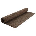vidaXL Rouleau de liège en caoutchouc 100x200 cm 5 mm