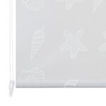 vidaXL Store roulant de douche 140x240 cm Étoile de mer