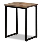 vidaXL Ensemble de table basse gigogne 3 Pièces Teck massif récupération
