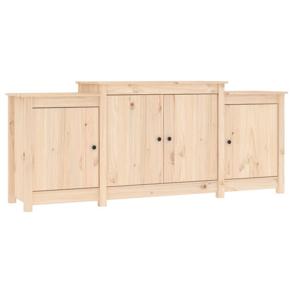 vidaXL Buffet 164x37x68 cm Bois massif Pin