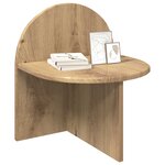 vidaXL Table de chevet 2 Pièces Chêne artisanal 40 x 35 5 x 45 5 cm