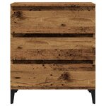 vidaXL Buffet vieux bois 60x35x70 cm bois d'ingénierie