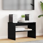 vidaXL Meuble TV Chêne noir 60 x 35 x 40 cm Bois d'ingénierie