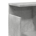 vidaXL Armoire murale 80x20x30 cm gris béton bois d'ingénierie