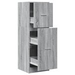 vidaXL Armoire apothicaire sonoma gris 40x41x118 cm bois d'ingénierie