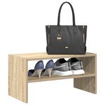vidaXL Étagère à chaussures empilable chêne sonoma 60x30x30 5 cm