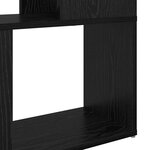 vidaXL Centre de divertissement Noir 60 x 24 x 155 cm