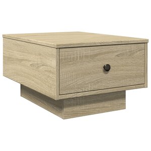 vidaXL Table basse chêne sonoma 60x45x31 cm bois d'ingénierie