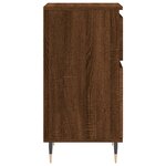 vidaXL Buffets 2 Pièces chêne marron 40x35x70 cm bois d'ingénierie