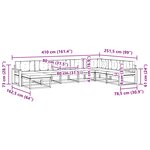 vidaXL Ensemble de canapés d'extérieur 8 pc Blanc et Beige
