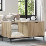 vidaXL Table basse Chêne sonoma 90 x 49 x 46 cm Bois d'ingénierie