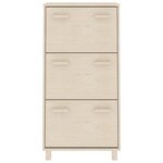 vidaXL Armoire à chaussures HAMAR Marron miel 59 5x35x117cm Pin massif