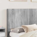 vidaXL Cadre de lit avec rangement et tête de lit Sonoma gris
