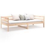 vidaXL Lit de jour sans matelas 80x200 cm bois de pin massif