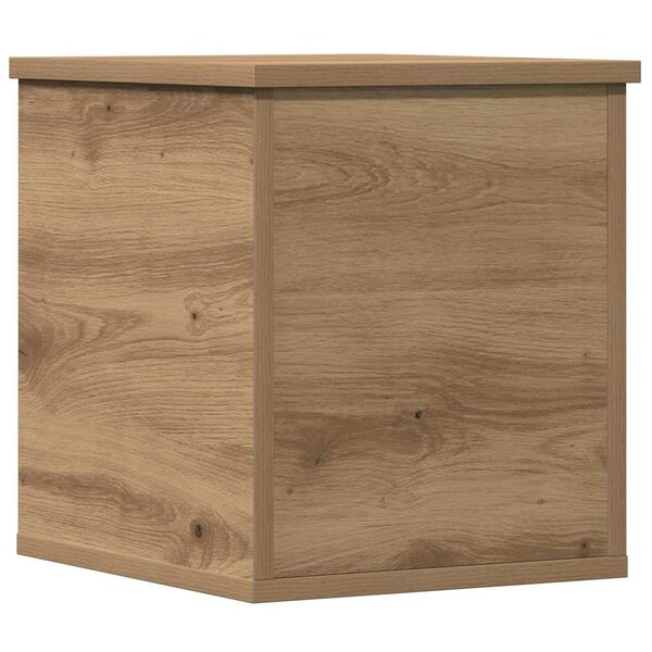 vidaXL Boîte de Rangement chêne artisanal 30 x 35 x 35 cm