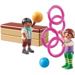 PLAYMOBIL 71757 - Duo d'enfants avec matériel de gymnastique