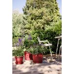 Pot de fleurs Amiga Rond 47 - Rouge Ø 47 x hauteur 35 cm - Extérieur 100 recyclé