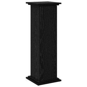 vidaXL Support d'affichage avec stockage Chêne noir 31 x 30 x 90 cm