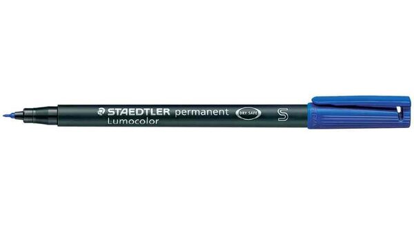 marqueur permanent 'Lumocolor 313S' Fin 0,4 mm bleu STAEDTLER