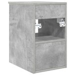 vidaXL Meuble de Salle de Bain In-between Gris béton 30 x 41 x 50 cm