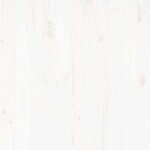 vidaXL Salon de jardin 2 Pièces blanc bois de pin massif