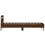vidaXL Cadre de lit sans matelas avec lumières LED 100x200 cm