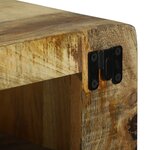 vidaXL Meuble TV 100x32x36 cm Bois Massif Mangue