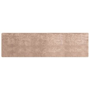 vidaXL Coureur de Tapis MARSA Sable 100 x 400 cm Polyester et PVC