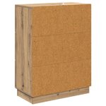 vidaXL Armoire à tiroirs Chêne artisanal 66 x 34 5 x 87 cm