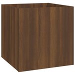vidaXL Ensemble de meubles de couloir Chêne marron Bois d'ingénierie