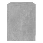 vidaXL Tables de chevet 2Pièces gris béton 45x34 5x44 5cm bois ingénierie