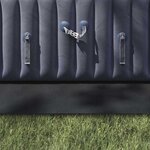 vidaXL Tapis de piscine Noir 500 x 250 cm Géotextile en polyester