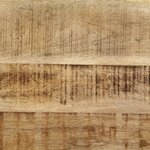 vidaXL Table basse 110x55x40 cm bois de manguier massif brut