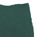 vidaXL Coussin de Dos Vert foncé 45 x 20 x 35 cm tissu