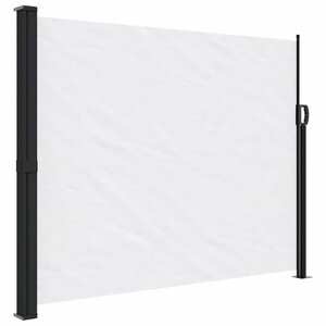 vidaXL Auvent latéral rétractable blanc 170x300 cm